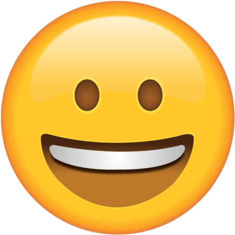 Happy Face - Smiling Emoji With Sweat (480x480)