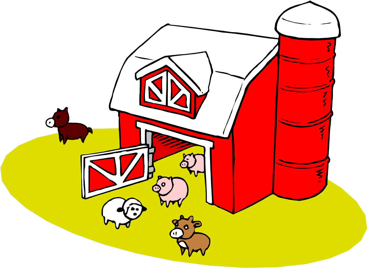 Barnyard Clipart - Barn Yard Clip Art (1226x898)