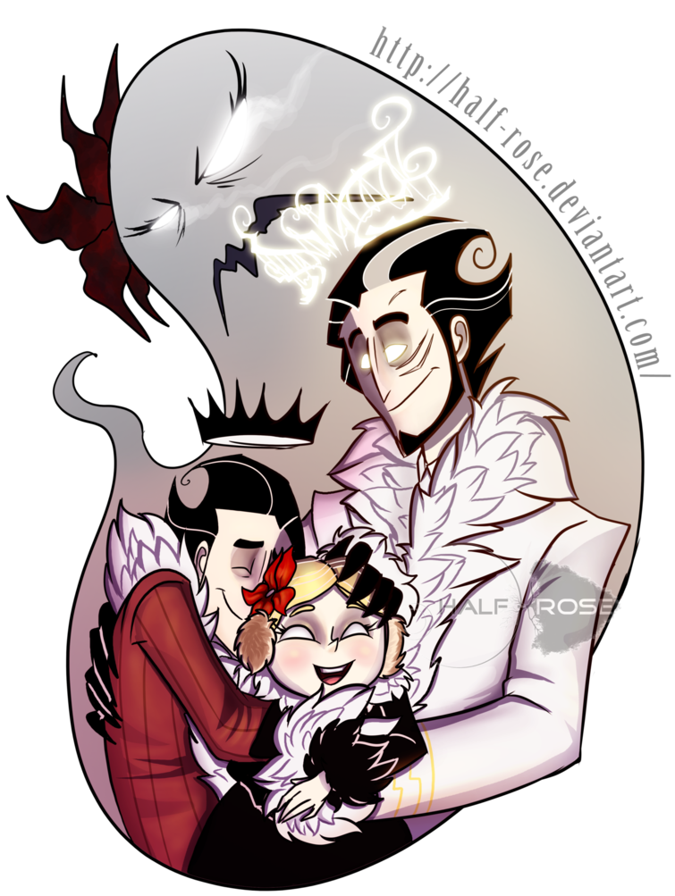 Cold Day, Warm Family By Half-rose - Cartoon (791x1009)