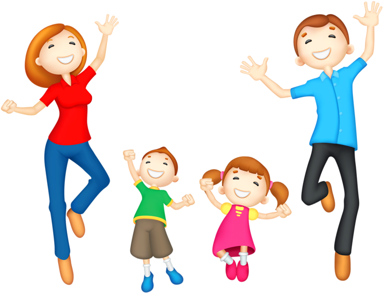 Clipart Images - Happy Mom And Dad Clipart (1024x788)
