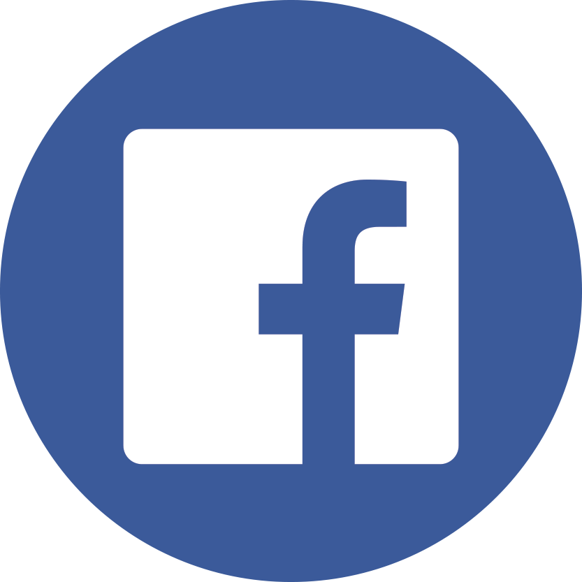 Twitter Icon - Facebook Logo In Circle (833x833)