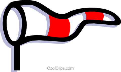 Wind Velocity Measuring Device - Clip Art Wind Sock (480x286)