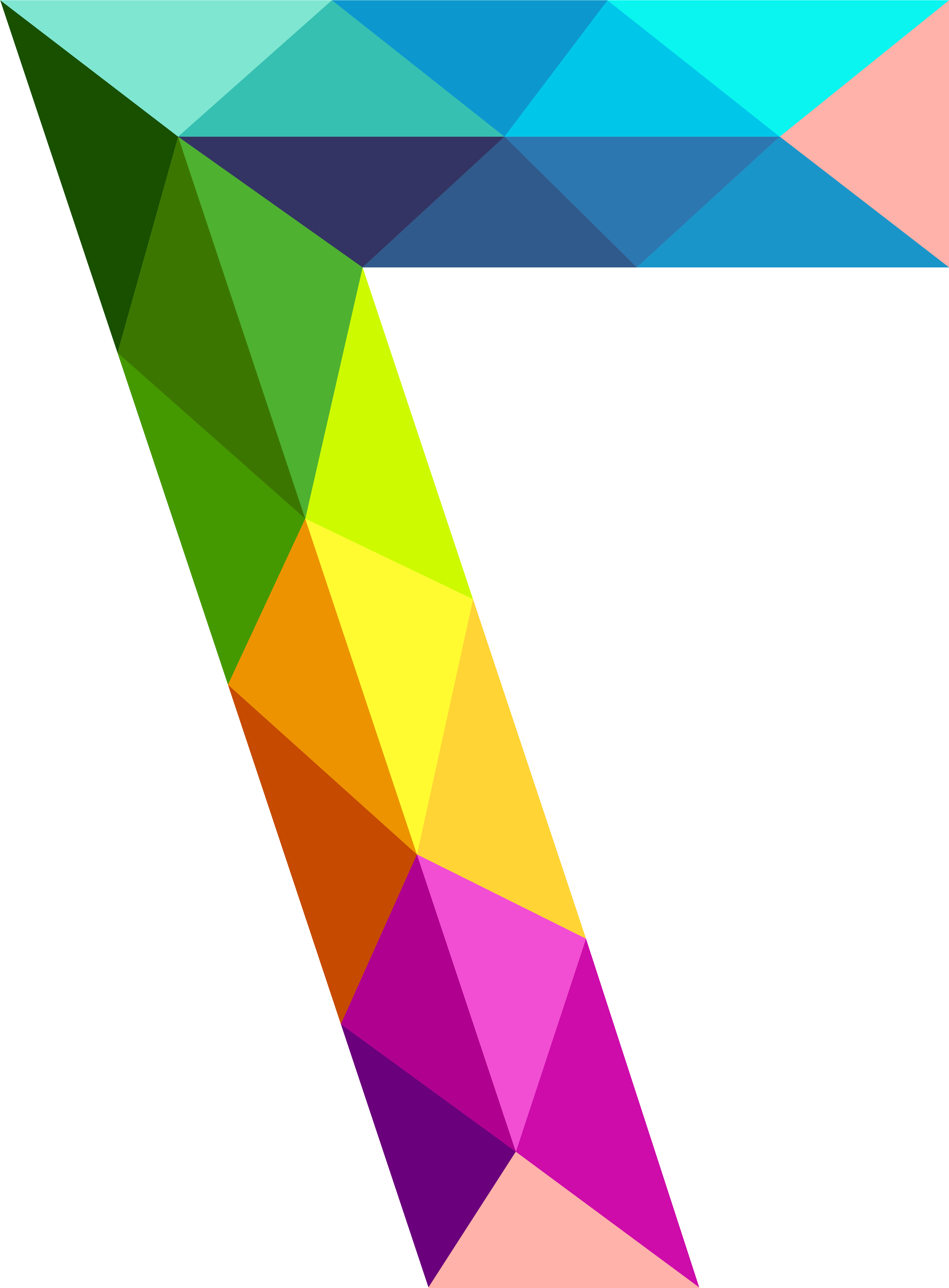 Number Seven Clipart - Triangle (4201x5667)