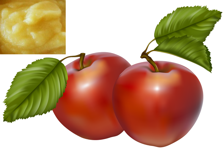 Cara Buat Puree Epal - Clip Art (750x502)