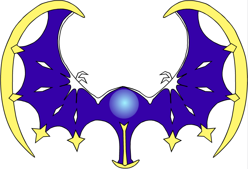 Lunala Wings By Albond-art - Pokemon Lunala Wings (802x546)