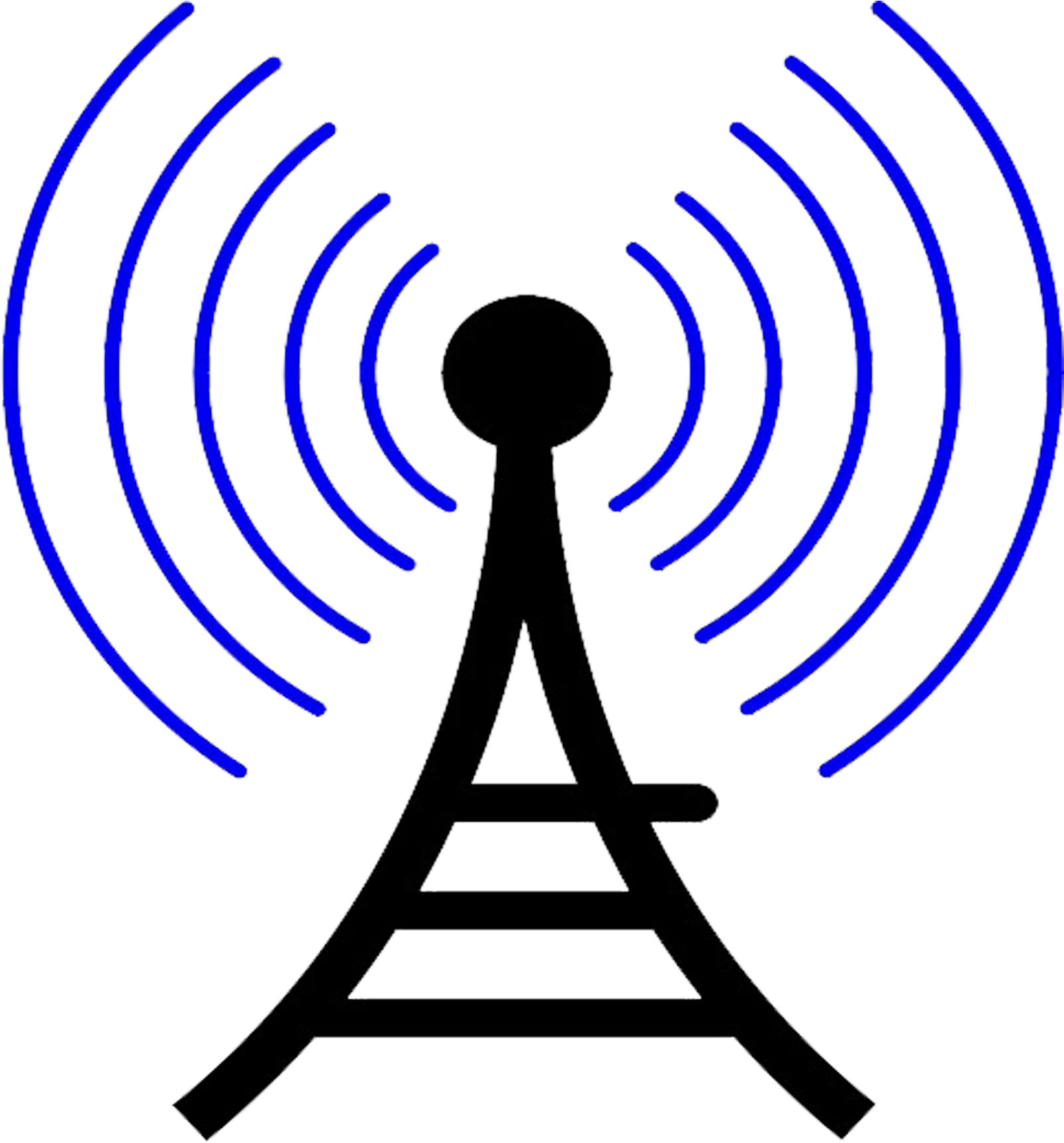 Amateur Radio Tower Broadcasting Clip Art - Radio Tower (2953x2953)