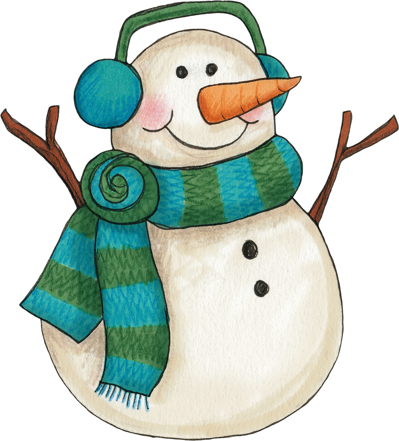 Navidad Png Y Mas - Snowmen Clipart (1335x1479)
