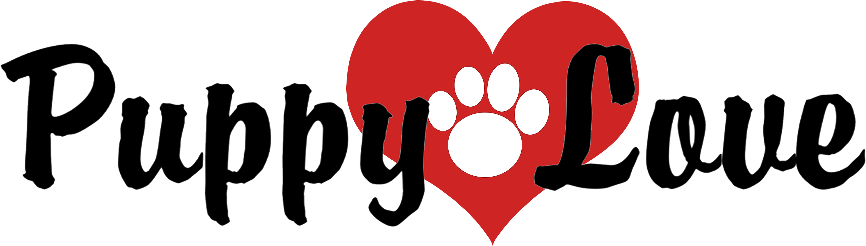 Logo From Image - Puppy Love Clipart (2859x885)