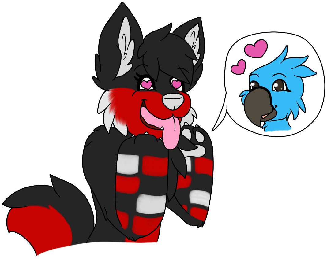 [comission/stickers] Spreading The Word "love" - Cartoon (1581x1135)