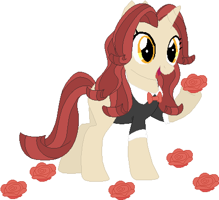 Pony Waitress [closed] By Wishythestar - Mlp Base Waiter (452x415)