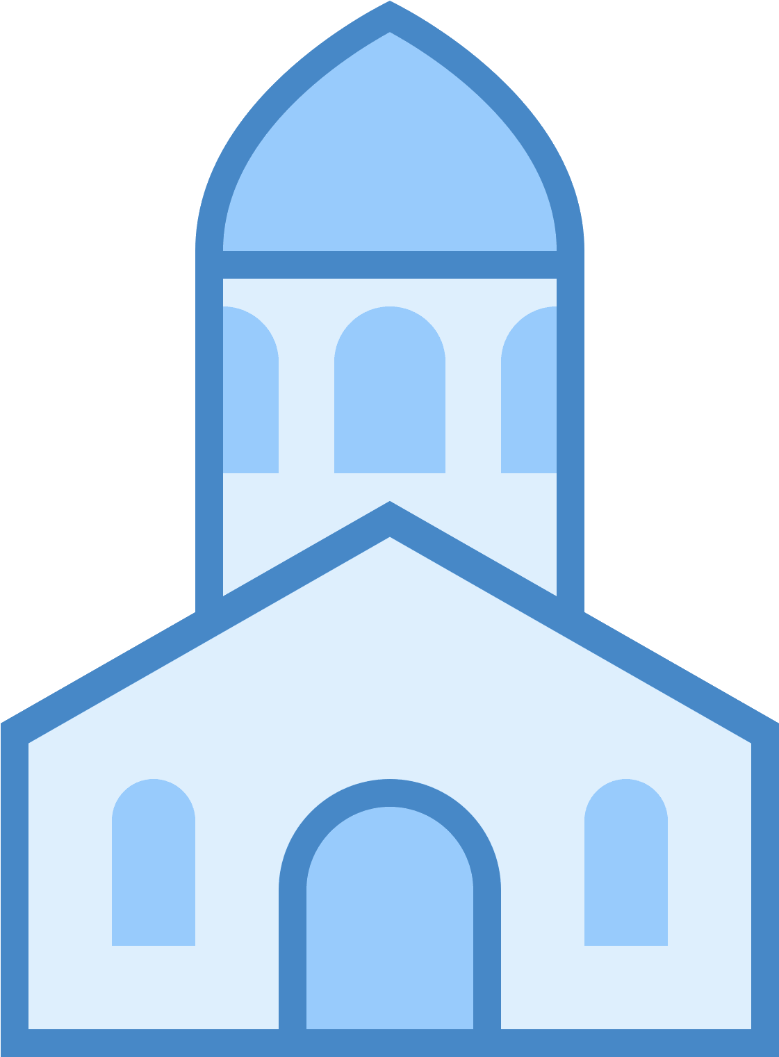 The City Church Is A Building With A Steeple On - Icon (1600x1600)