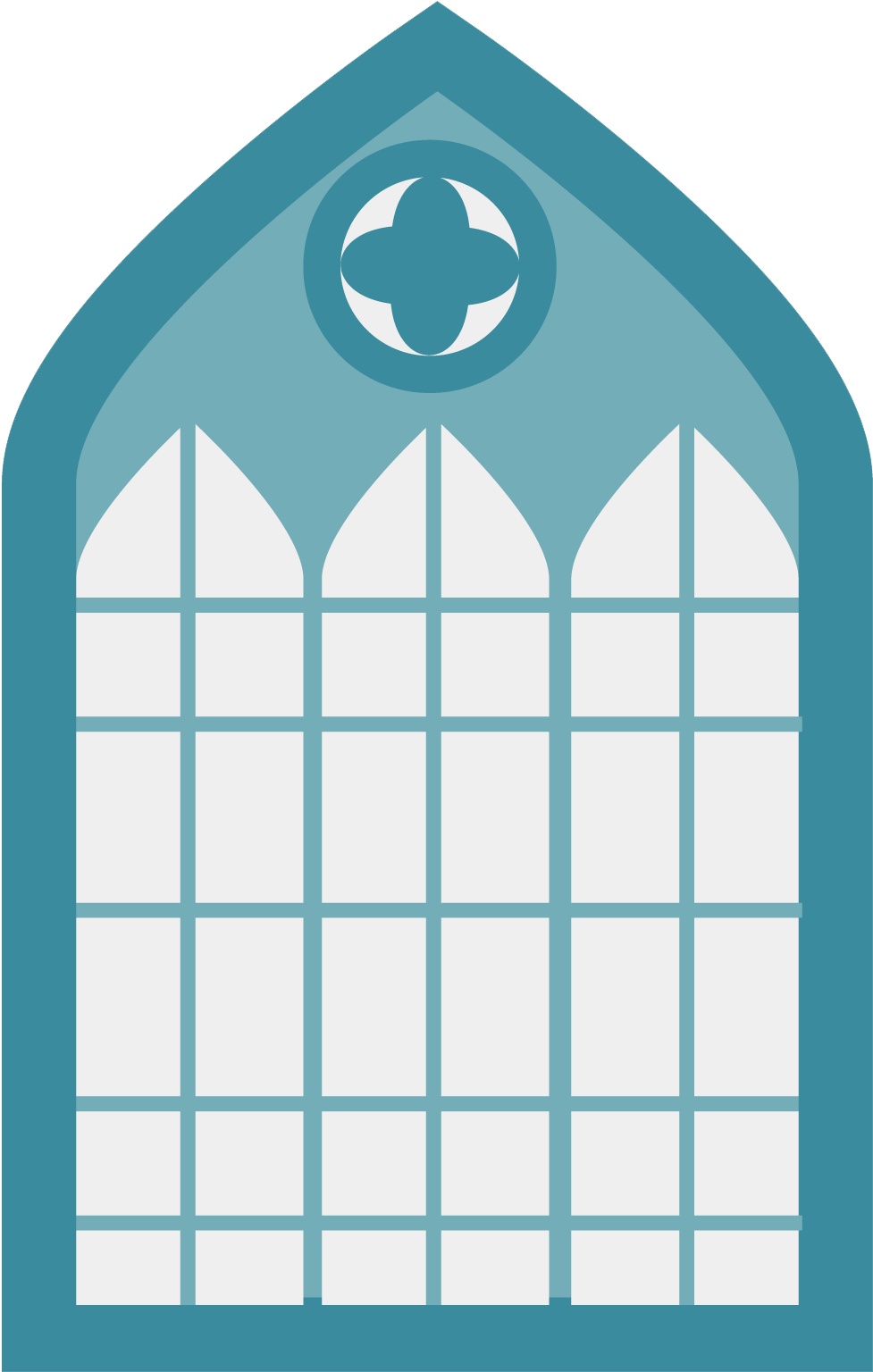 Altar De La Iglesia Euclidiana Del Vector Diseño Gráfico - Window (1439x1962)