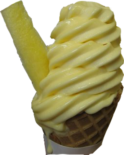 Pineapple Ice Cream Cone (400x500)