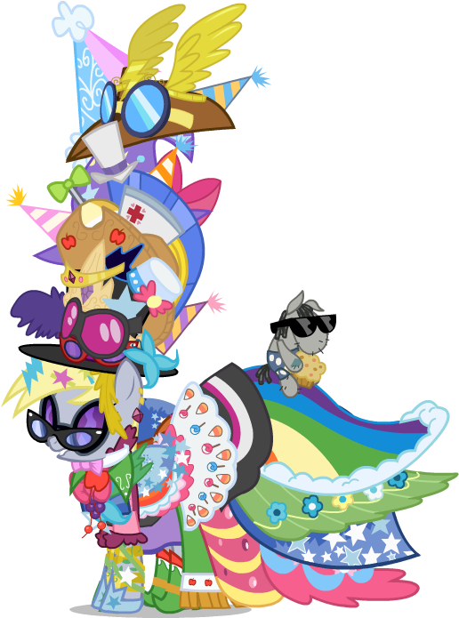 Mixermike622, Clothes, Compilation, Costume, Derpy - Derpy Hooves Gala Dress (600x800)
