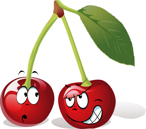 Cherry Cliparts - Cherry Cartoon Clipart (600x530)