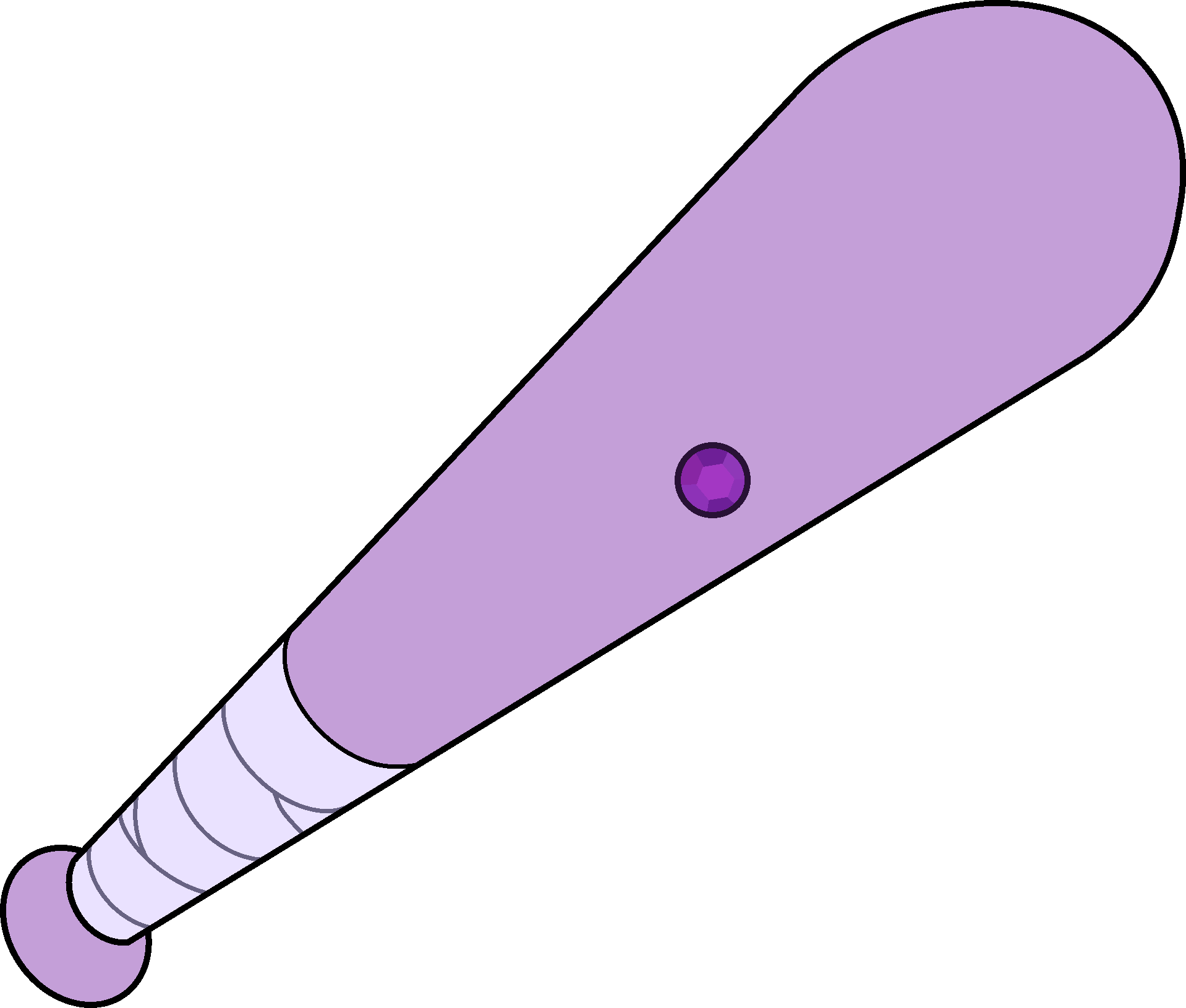 Baseballbat - Steven Universe Baseball Bat (1918x1630)