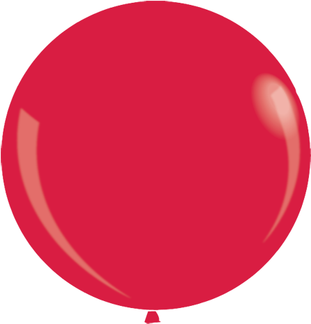 100pcs 12" Round Standard Red 230 Latex Balloons - Big Balloons Clipart (500x500)