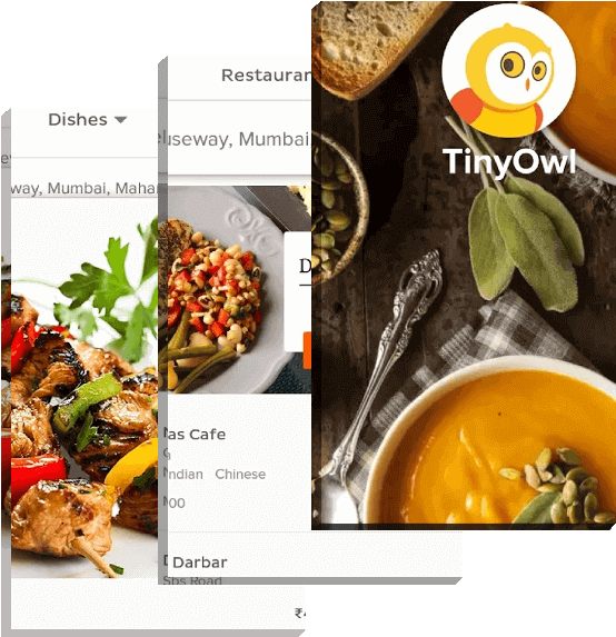 Click To Download Food & Delivery Portfolio - Tinyowl (596x605)