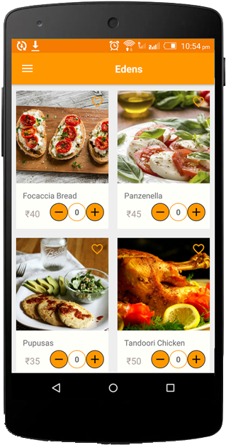 Edens Food Delivery App - Smartphone (331x655)