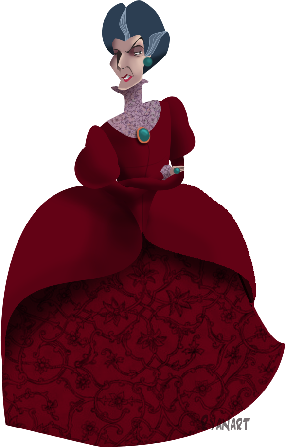 Lady Tremaine By Ryanart - Madrasta Da Cinderela Png (682x1024)
