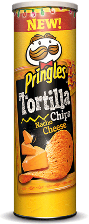 Buy Pringles Tortilla Chips Nacho Cheese 160g Online - Pringles Tortilla Chips Original 180g (458x458)