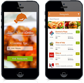 Online Food Delivery Via A Mobile App Gives Your Business - Iphone (483x358)