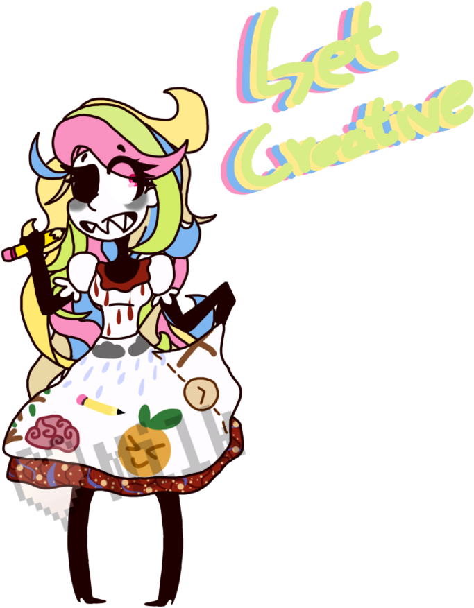 Don't Hug Me I'm Scared Get Creative By Milkandcookies2030 - Cartoon (788x1014)