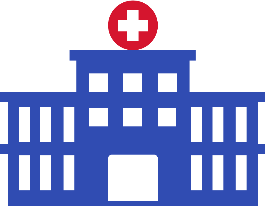 Hospital Clipart Black And White (1000x1000)