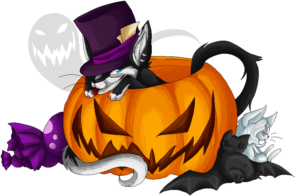 Lithe In A Pumpkin - Illustration (1000x727)