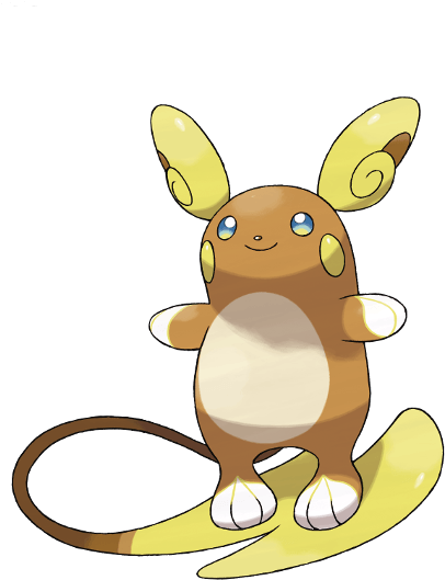 Pokemon Sun & Moon - Raichu Alola (444x617)