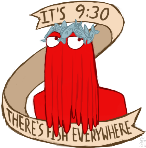 Red Don't Hug Me I'm Scared Dont Hug Me Im Scared Dhmis - Don T Hug Me I M Scared Fish Everywhere (500x518)