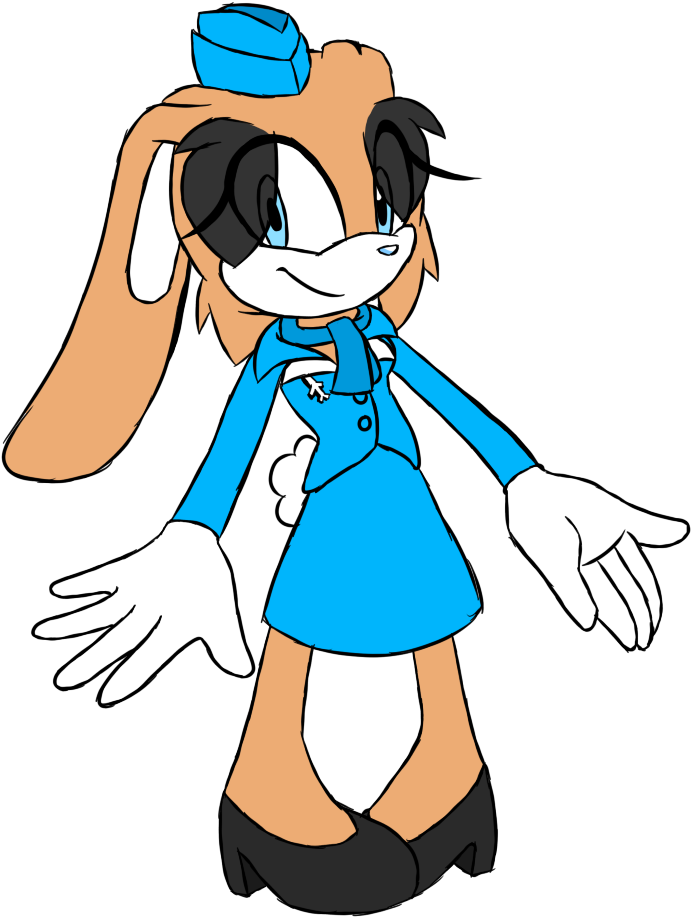 Rabbit Stewardess Adopt By Sweaterhedgie - Adoption (754x973)