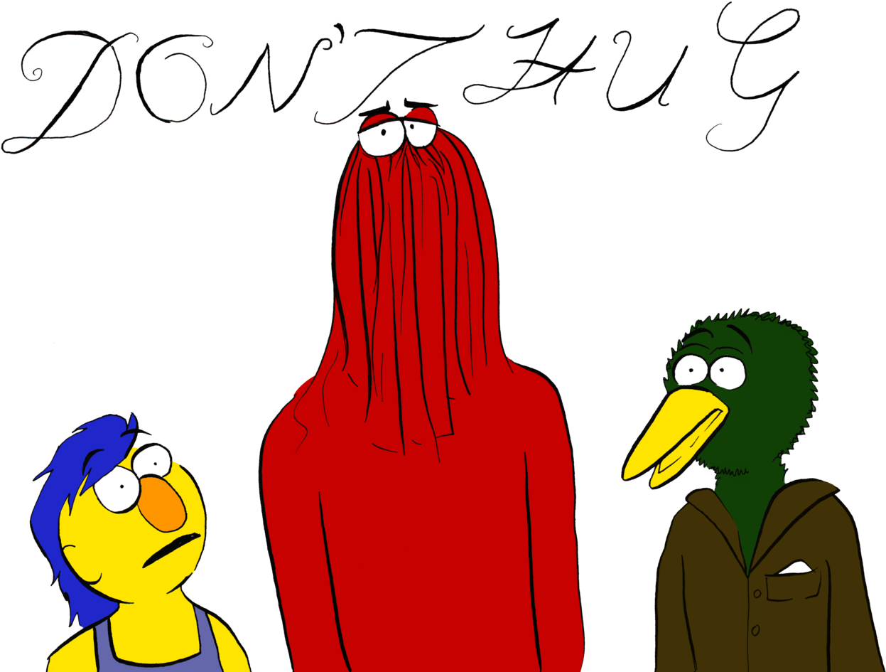 Don't Hug Me, I'm Scared By Agentblackblood - Dont Hug Me Im Scared Png (1280x985)