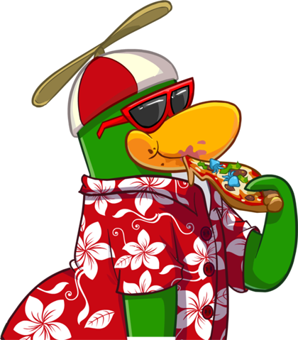 Image Found From The Cp Wiki - Rookie From Club Penguin (420x479)