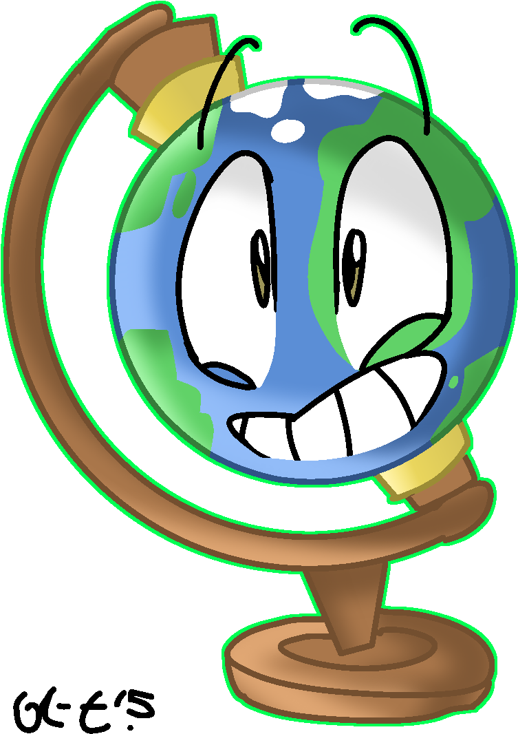 Gilbert The Globe By Dizzee-toaster - Don T Hug Me I M Scared Gilbert (829x1126)