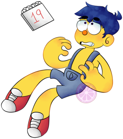 Don't Hug Me I'm Scared Tumblr Download - Cartoon (500x500)