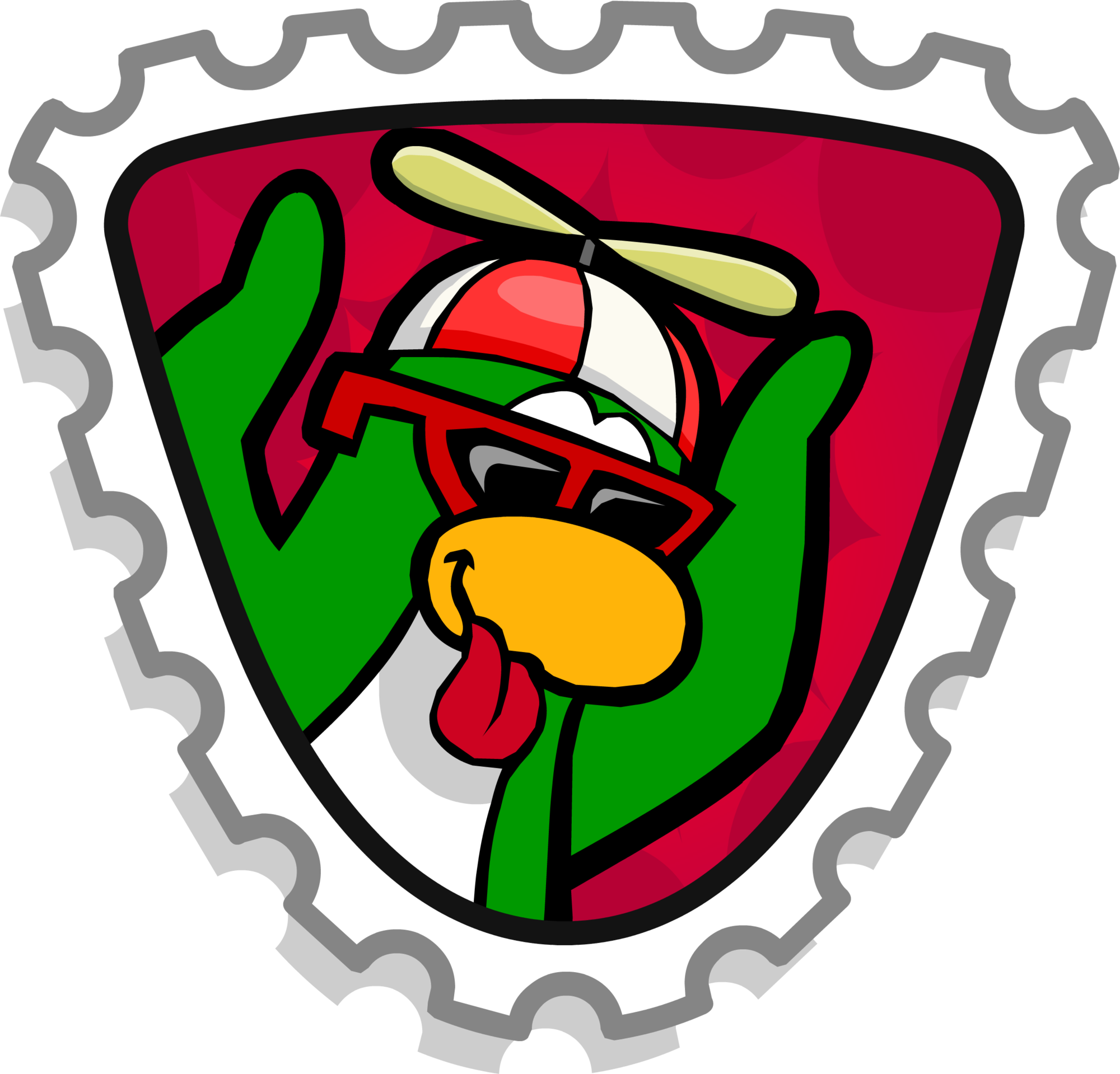 Rookie Stamp - Club Penguin Extreme Stamp (2000x1919)