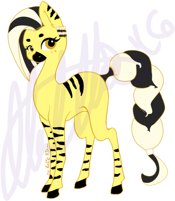 Hufflepuff Pony Adopt By Sachanart - Cartoon (699x744)