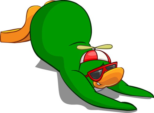 Club Penguin Wiki The Free - Club Penguin Pingüinos Sin Ropa 2014 (500x365)