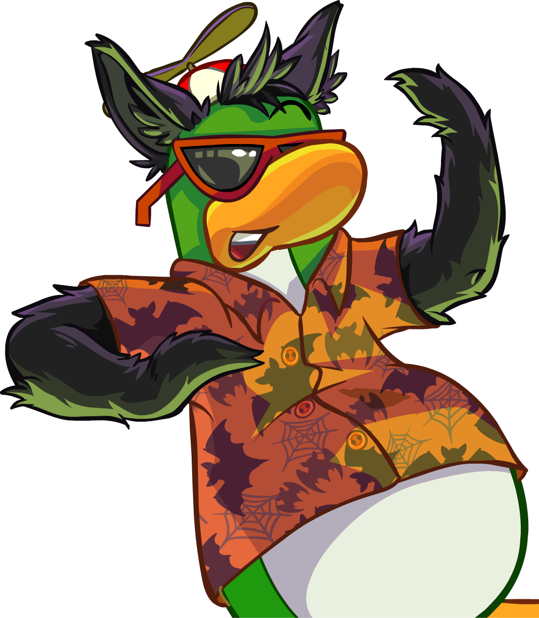 Rookie As Werewolf - Club Penguin Rookie Comic (1094x1253)