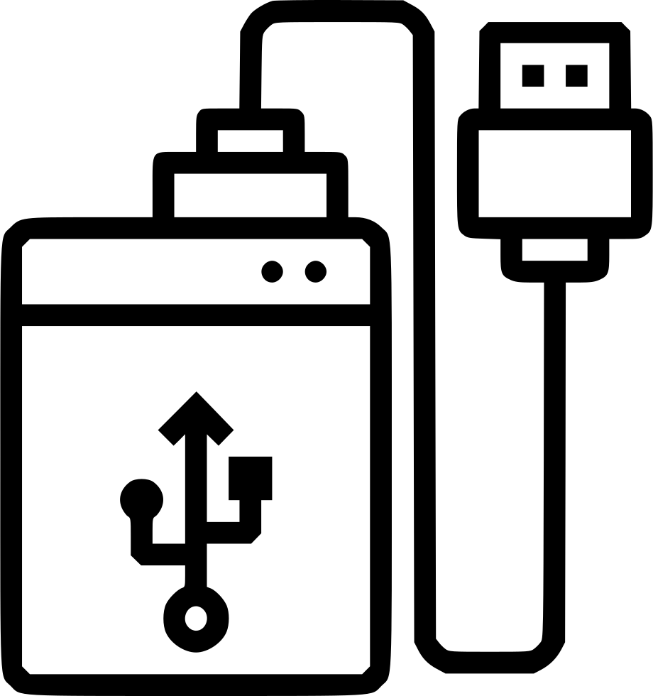 External Hard Disk Hdd Usb Drive Storage Space Memory - Icon Of Power Bank (920x980)