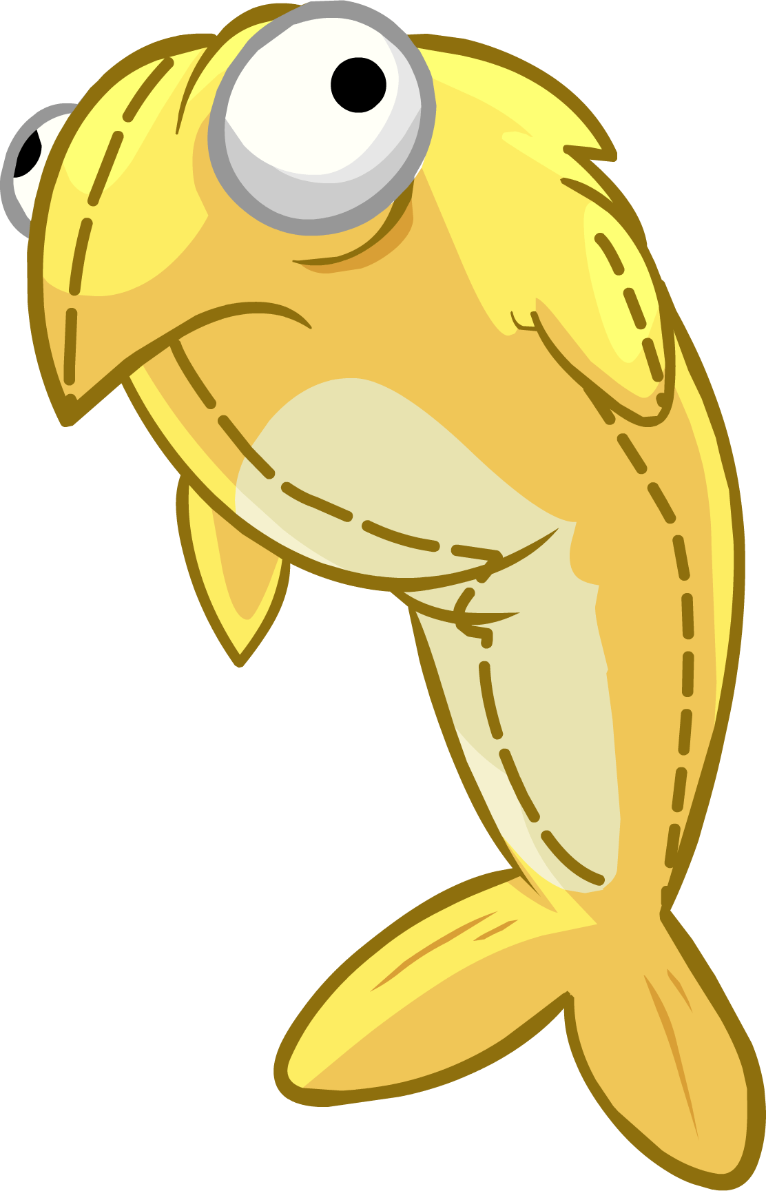 Club Penguin Fluffy The Fish (1112x1729)