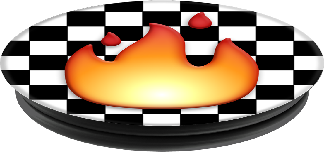 Pack Of - Popsocket Fire Emoji (1200x1231)