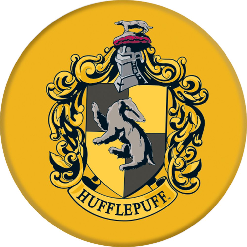 Popsockets Hufflepuff - Harry Potter Hufflepuff Crest (1000x1000)