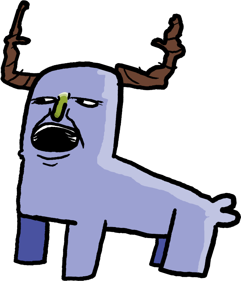Super Cool Moose Omg By M4dmuffin On Deviantart - Deviantart (1020x1080)
