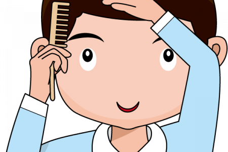 Brush Hair Clipart 2 By Amber - Clip Art Comb Hair (450x300)