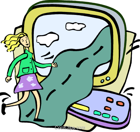 Woman Walking Into World Wide Web Royalty Free Vector - Woman Walking Into World Wide Web Royalty Free Vector (480x452)
