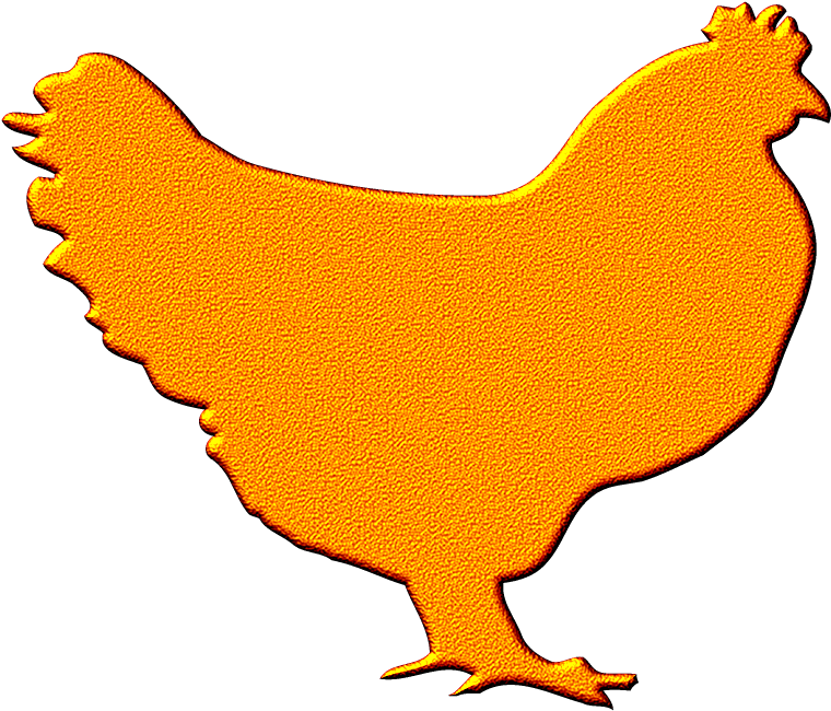 Yellow And Red Nosi Style Hen Png 1024-800 - Hen Yellow (1024x800)