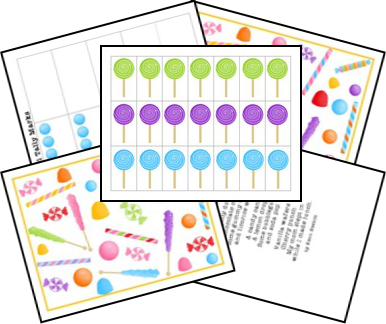 Candy Shop Kindergarten Kit - Homeschooling (386x324)