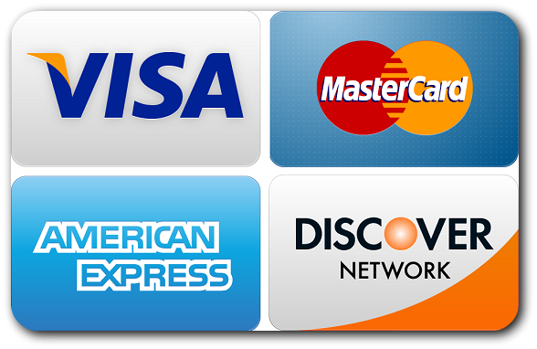 Debit And Credit Cards Accepted - All Major Credit Cards Accepted (588x382)